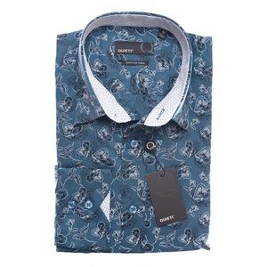 Quieti Blue Lagos Button Up